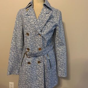 Michael kors floral Trench coat